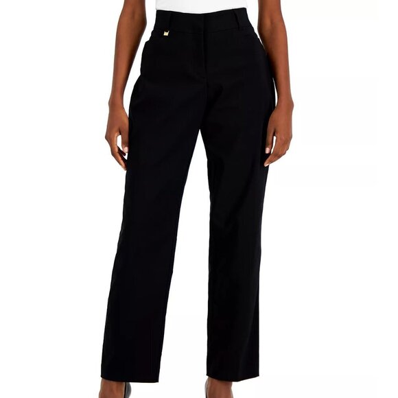 JM Collection Tummy Control Comfort Waist Straight Leg Curvy Fit Pant -size 2P - Picture 11 of 11